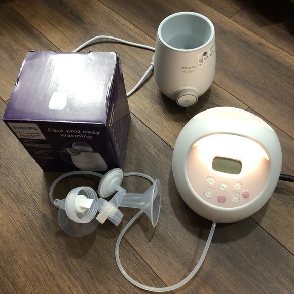 Spectra S2 Plus Electric Pink Pump & Philips Avent Bottle Warm READ DESC - Picture 1 of 16